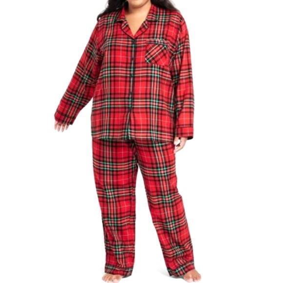 Wondershop Plaid Flannel Pajama Pj's Set Womens Plus XXL. NWT - Picture 2 of 4